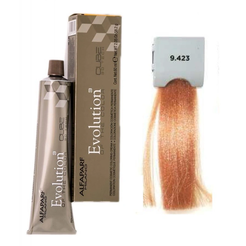 Alfaparf Evolution of the Color CUBE hajfesték - 9.423 60ml Very Light Blonde Copper Violet Gold képe 1